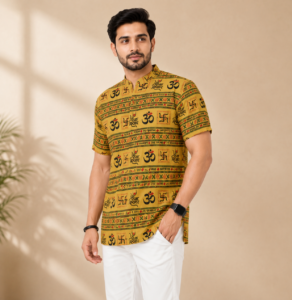 Mahadev Kurta Yellow